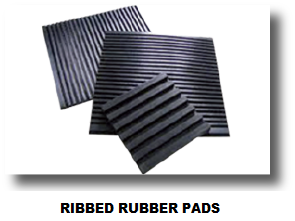 RIBBED RUBBER PADS