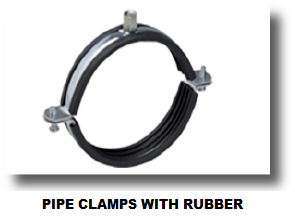 PIPE CLAMP WITH RUBBER