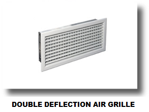 DOUBLE DEFLECTION AIR GRILLE